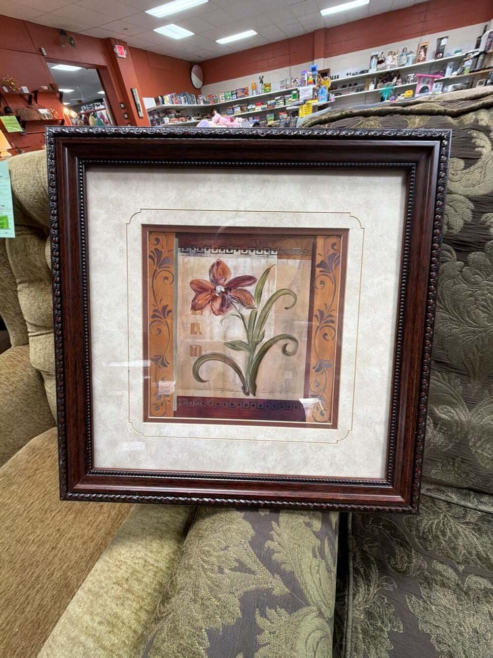 Joy Alldredge Botanical Floral Print in Sonoma Life+Style Genuine Wood Frame